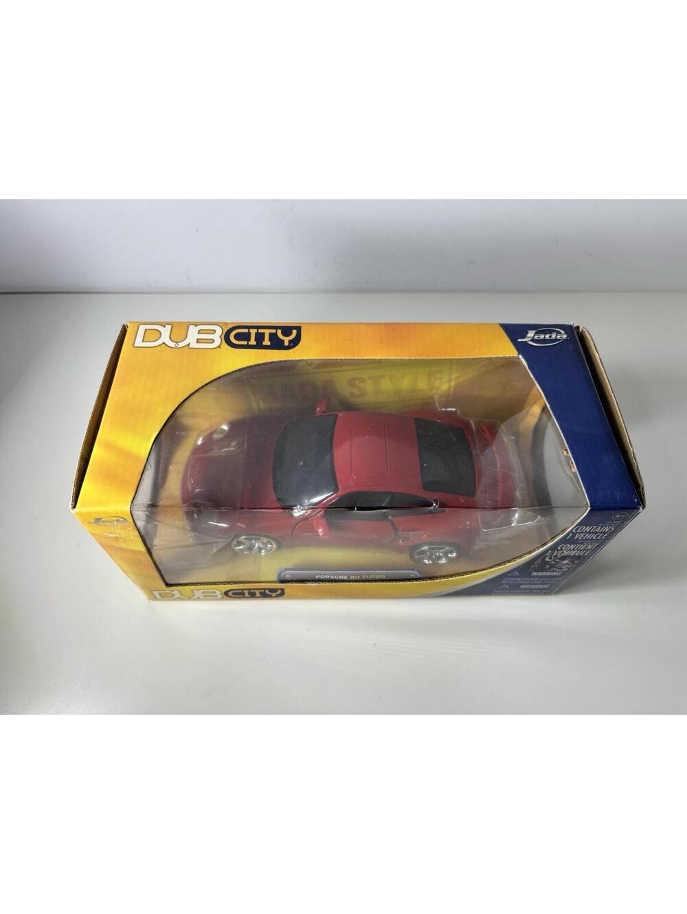 Jada Toys 1:24 Porsche 911 Turbo Red Dubcity - Picture 5 of 6